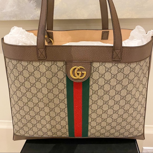 Gucci Handbags - 100% authentic Gucci OPHIDIA GG TOTE